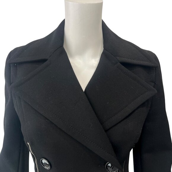 Dolce & Gabbana Black Slim Zip Blazer Wool Jacket size IT 40/4 - Picture 2 of 11